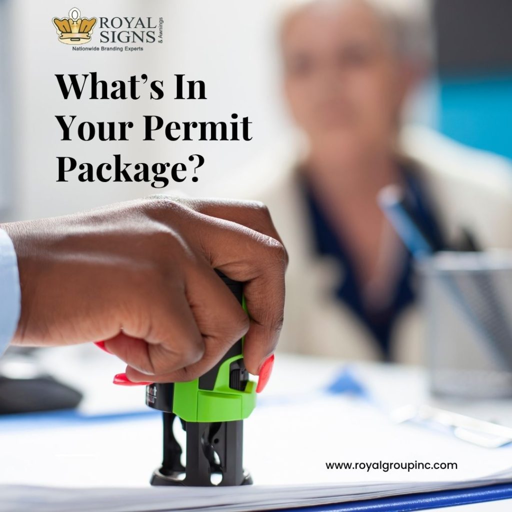 What’s Included in Our Signage Permit Package?